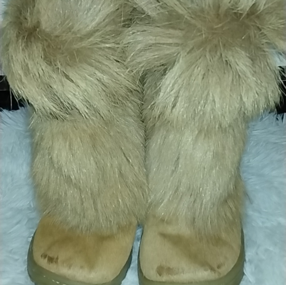 Girls fur kola bearpaw boots - Picture 4 of 7